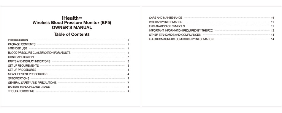 ihealth bp5 manual