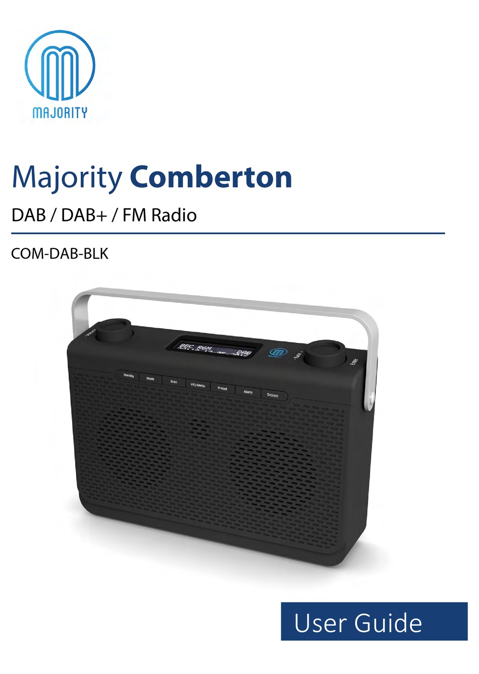 MAJORITY COMBERTON COMDABBLK USER MANUAL Pdf Download ManualsLib