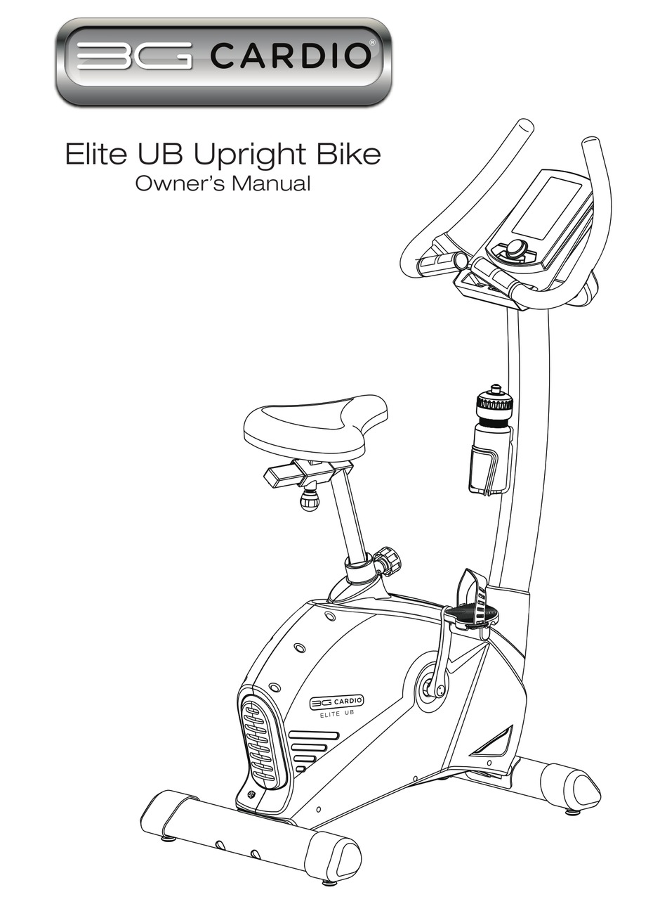 3g cardio elite ub best sale upright bike