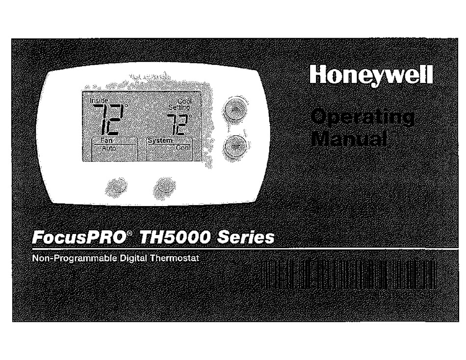 Honeywell Focuspro Th5000 Operating Manual Pdf Download Manualslib Honeywell Focuspro Th5000 Operating Manual Pdf Download Manualslib