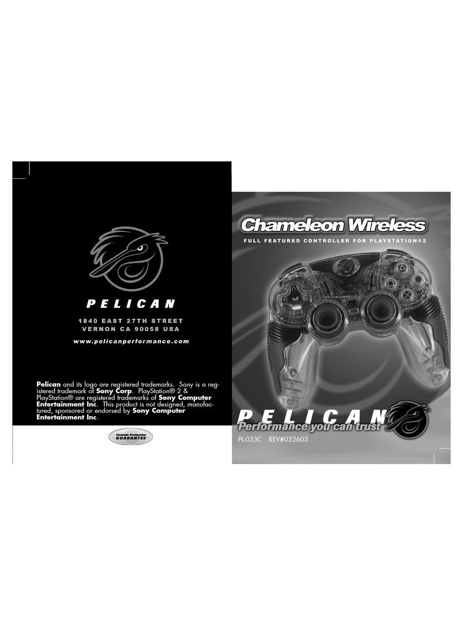 Pelican chameleon wireless ps2 sales controller