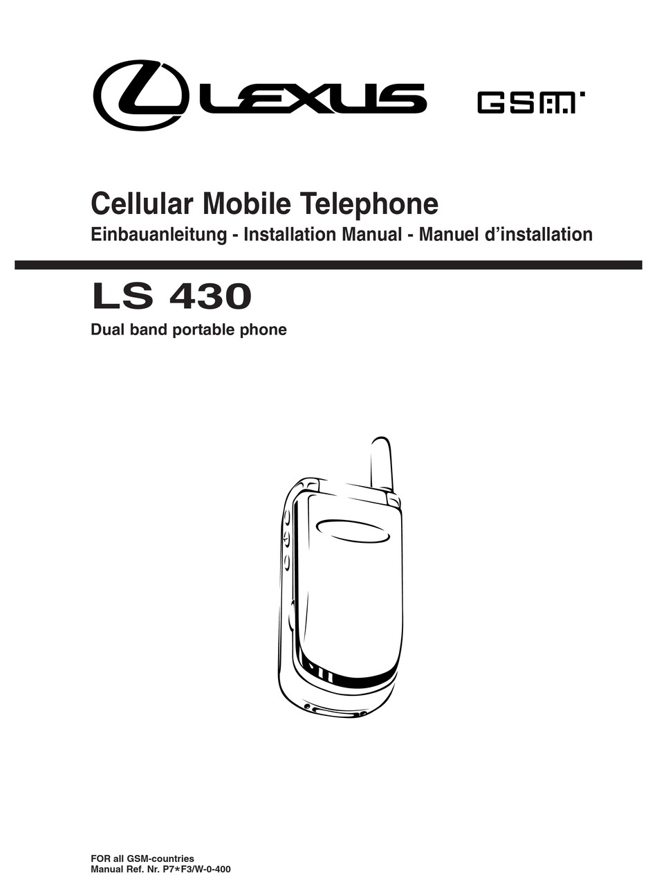 LEXUS LS 430 INSTALLATION MANUAL Pdf Download ManualsLib