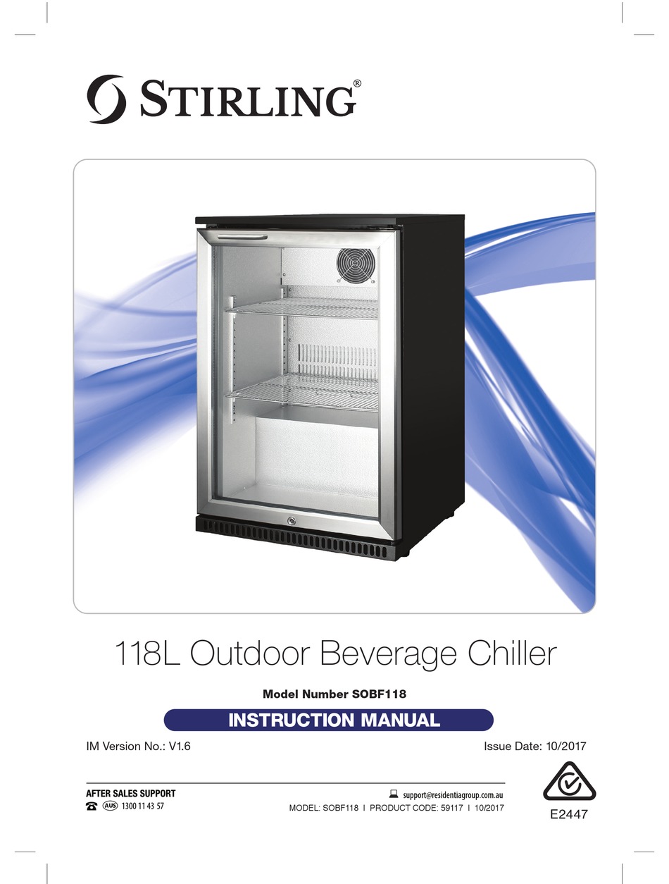 118l outdoor beverage chiller