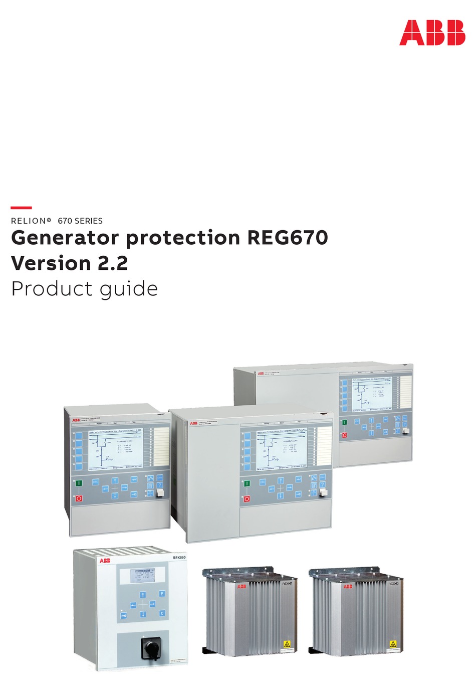ABB REG670 PRODUCT MANUAL Pdf Download ManualsLib