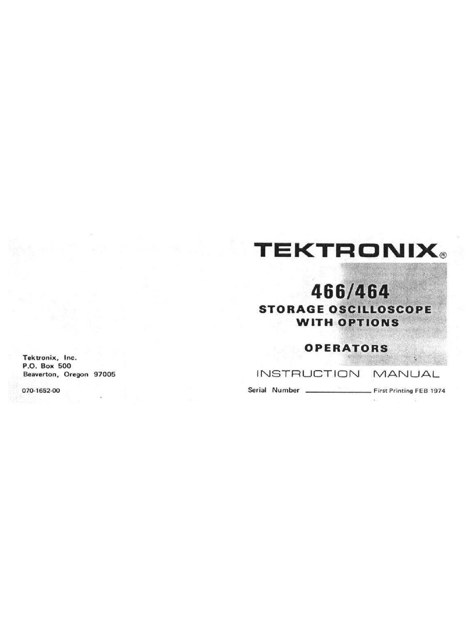 TEKTRONIX Dual 551 faisceau oscilloscope instruction service manual 070-245 