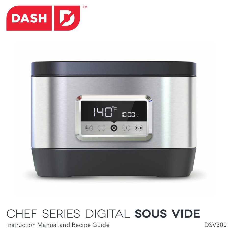 Dash Dsv300 Instruction Manual And Recipe Manual Pdf Download Manualslib