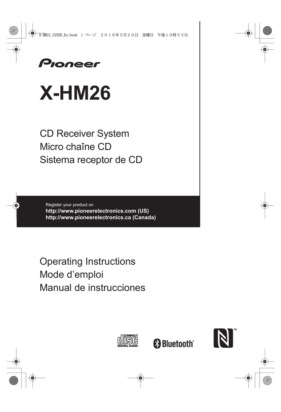 PIONEER X-HM26 OPERATING INSTRUCTIONS MANUAL Pdf Download | ManualsLib