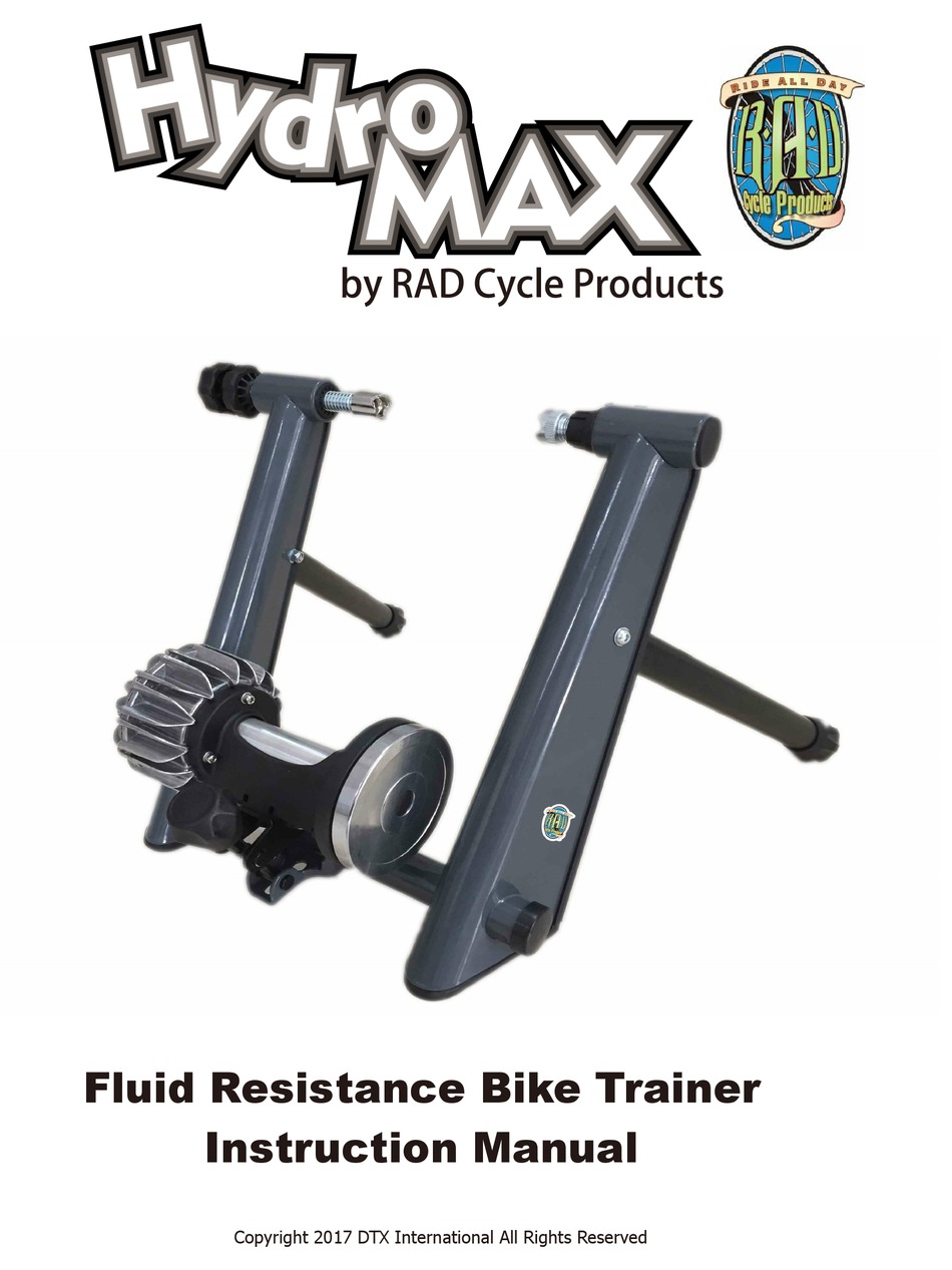 RAD CYCLE PRODUCTS HYDROMAX INSTRUCTION MANUAL Pdf Download ManualsLib