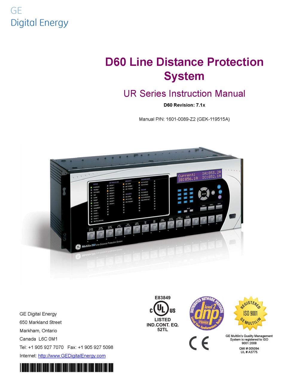 Ge D60 Instruction Manual Pdf Download Manualslib