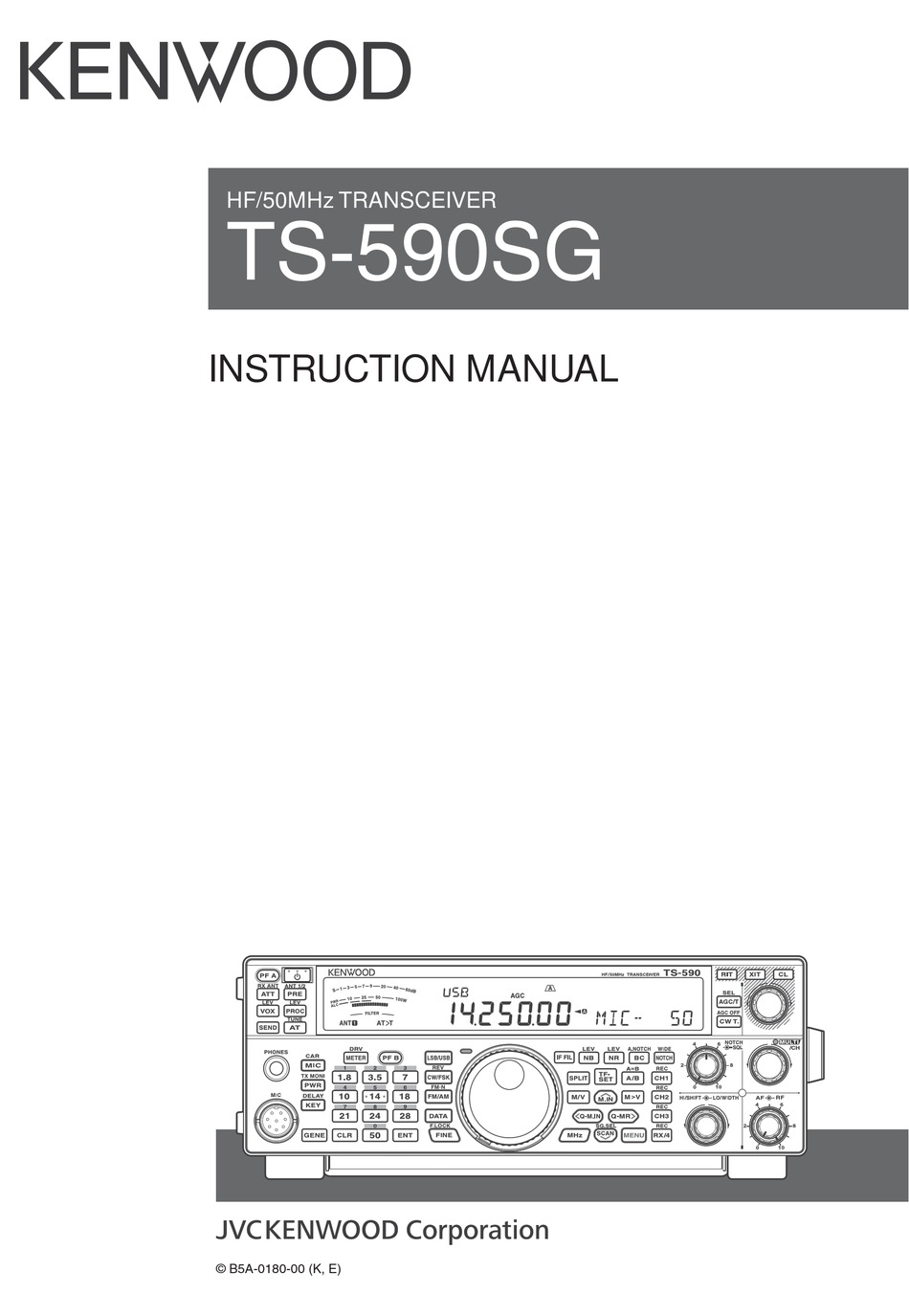 KENWOOD TS-590SG INSTRUCTION MANUAL Pdf Download | ManualsLib