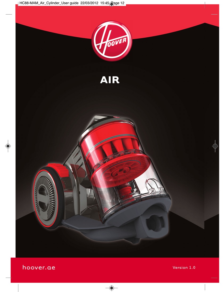HOOVER AIR USER MANUAL Pdf Download ManualsLib