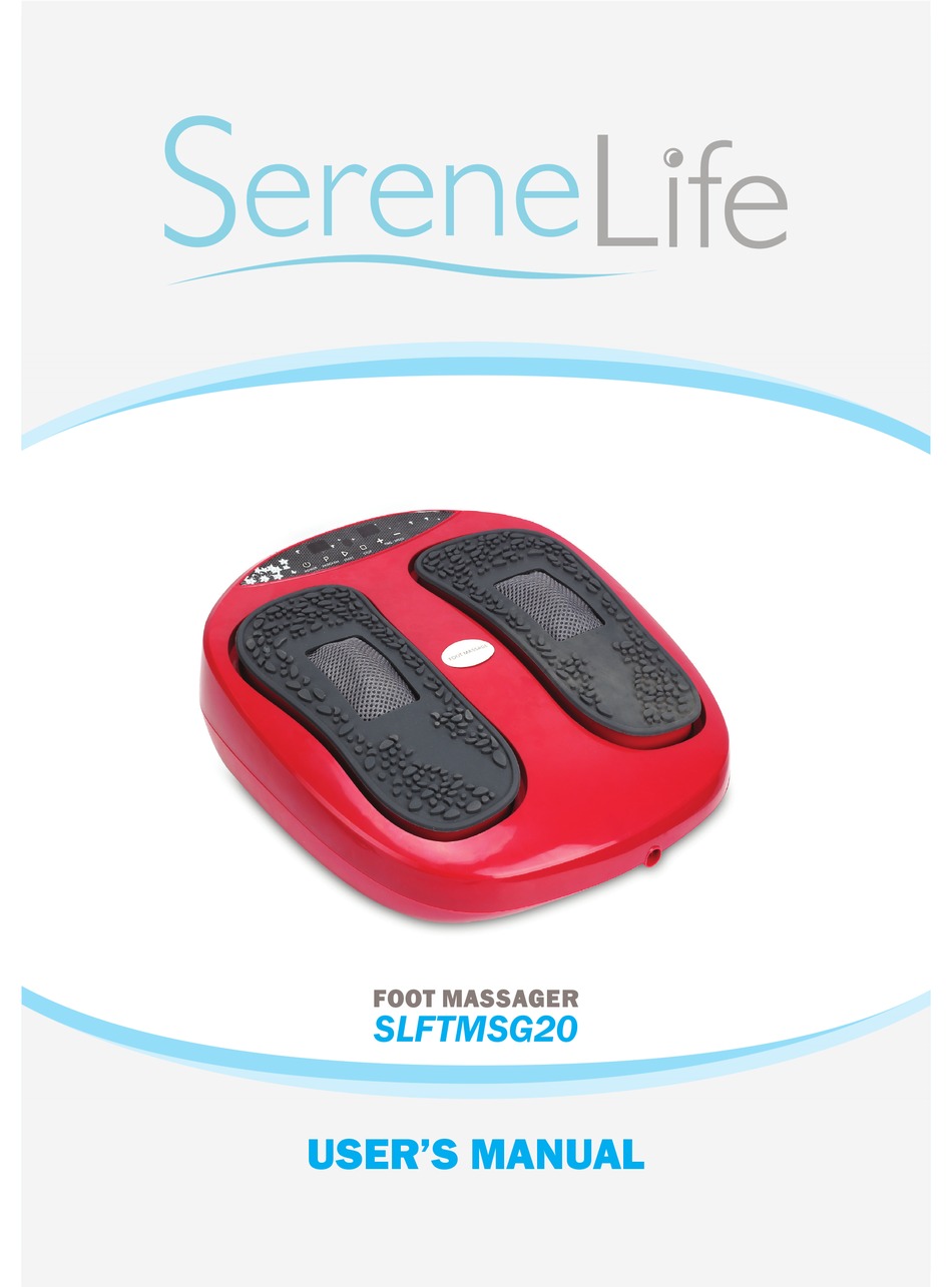 SERENE LIFE SLFTMSG20 USER MANUAL Pdf Download ManualsLib