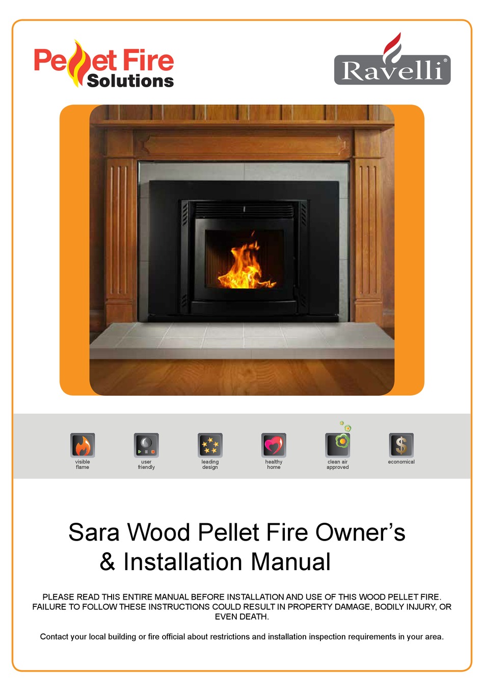 RAVELLI SARA OWNERS AND INSTALLATION MANUAL Pdf Download | ManualsLib