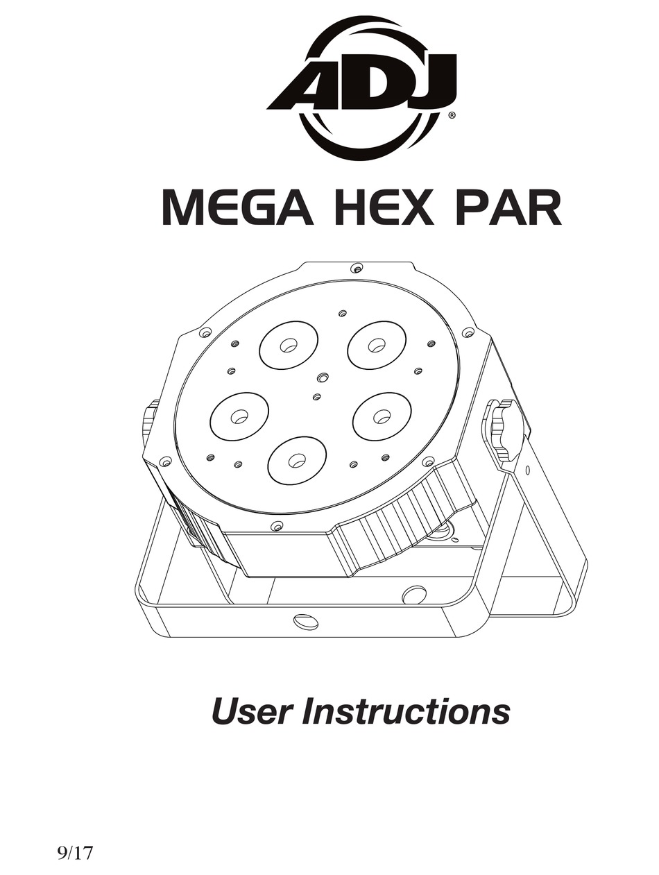 Adj Mega Hex Par User Instructions Pdf Download Manualslib