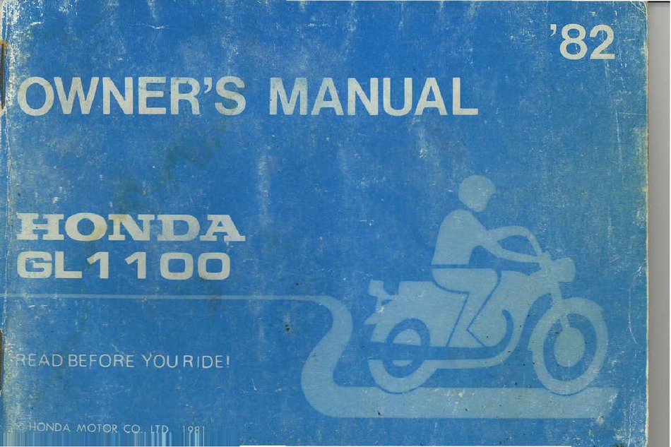 Reparaturanleitung HONDA GL 1100  GoldWing Manuel d`atellier Manual de taller