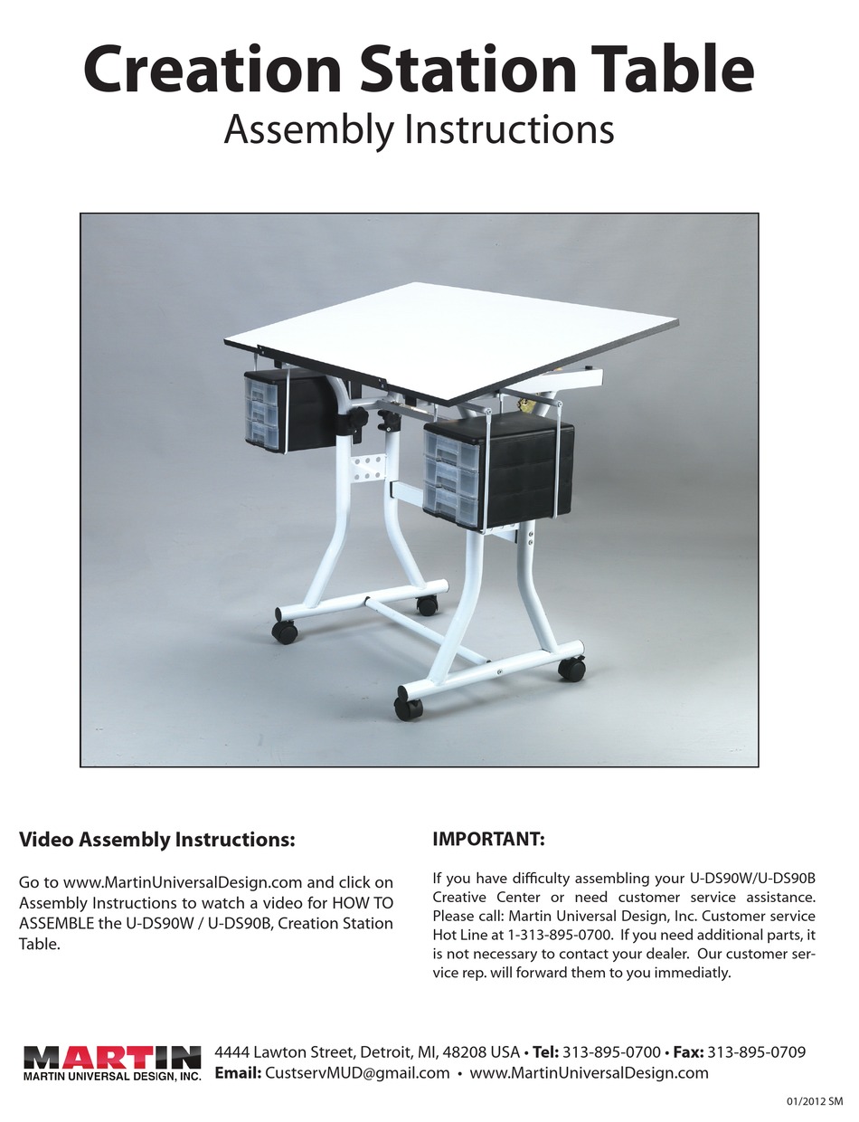 MARTIN U DS90W ASSEMBLY INSTRUCTION MANUAL Pdf Download ManualsLib