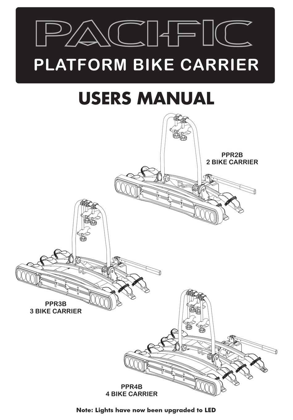 pacific 4 bike rack