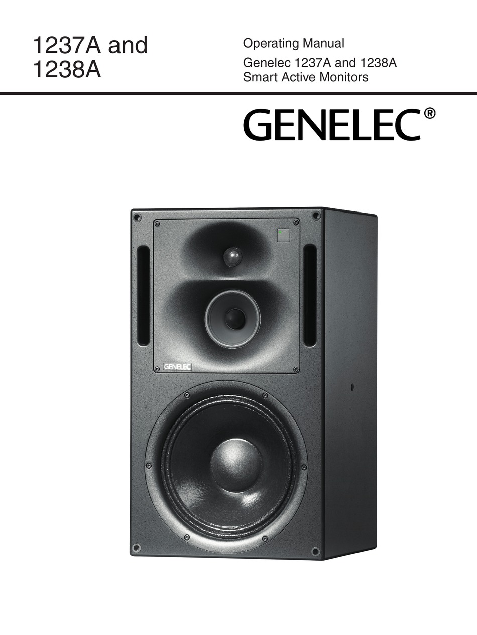 Power Button - Genelec 1237A Operating 