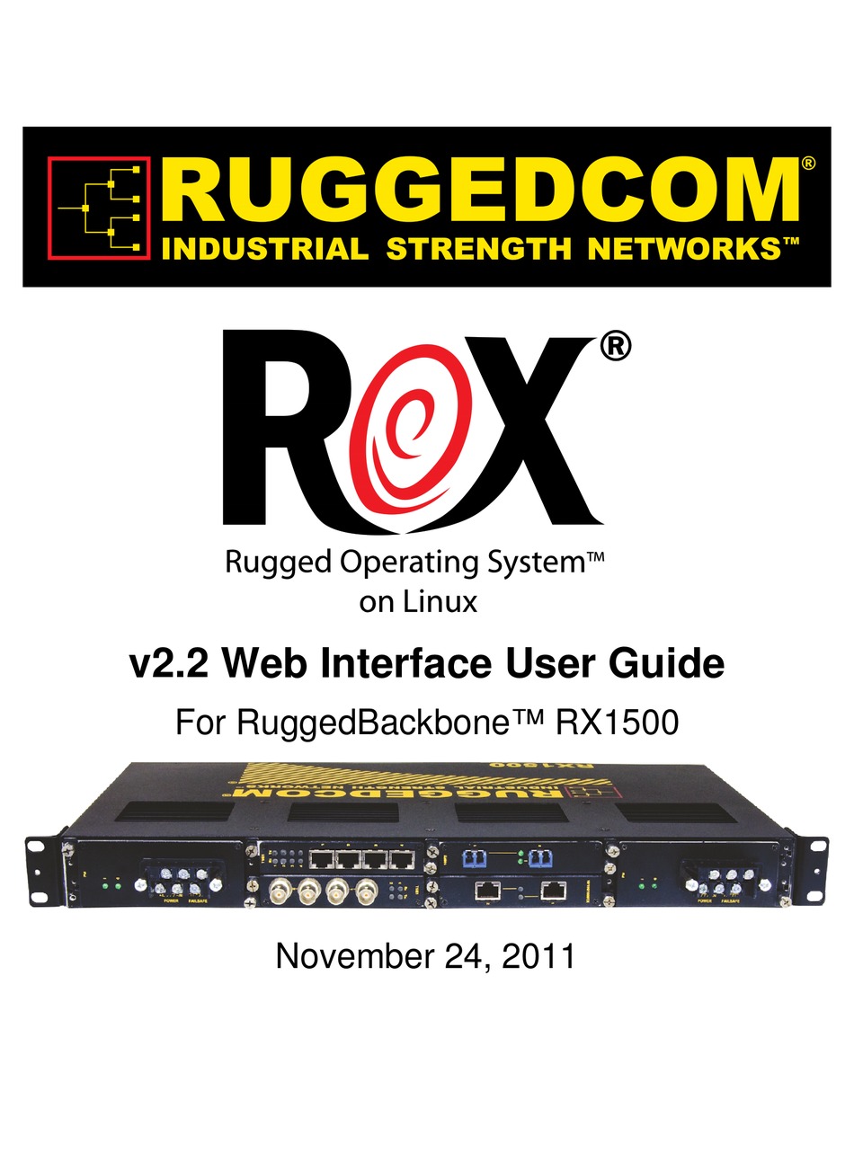 RUGGEDBACKBONE RX1500 USER MANUAL Pdf Download ManualsLib