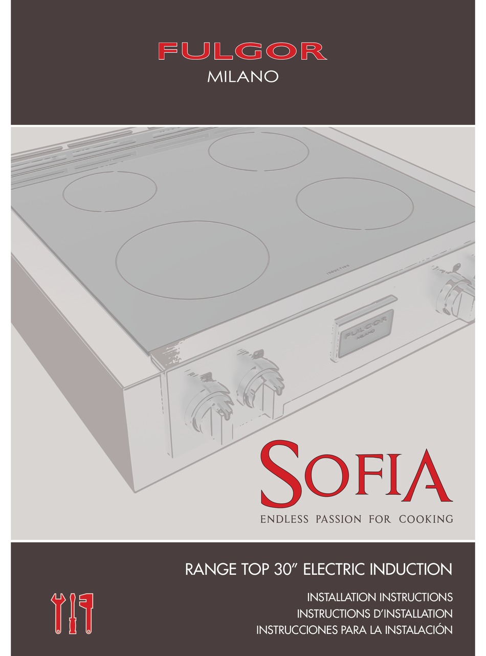 FULGOR MILANO F7IT30*1 SERIES INSTALLATION INSTRUCTIONS MANUAL Pdf Download ManualsLib