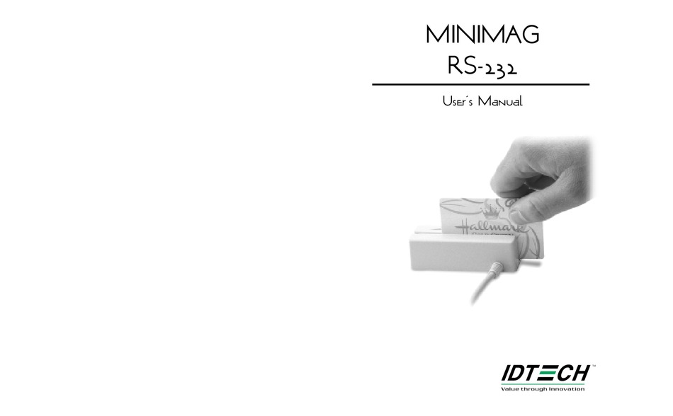 ID TECH MINIMAG RS232 USER MANUAL Pdf Download ManualsLib
