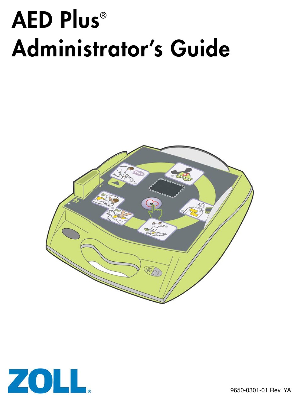 ZOLL AED PLUS ADMINISTRATOR'S MANUAL Pdf Download ManualsLib