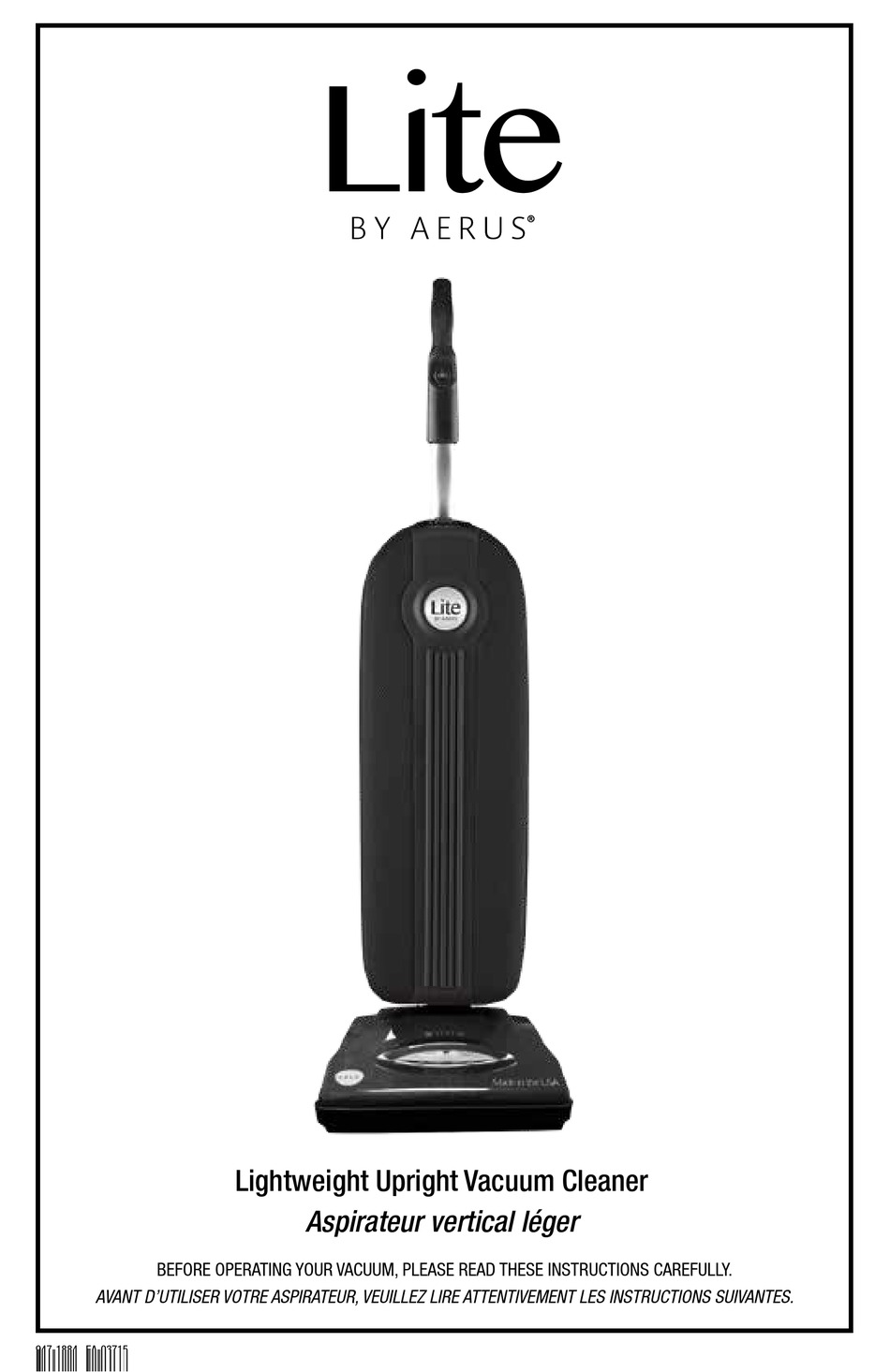 AERUS LITE USER MANUAL Pdf Download ManualsLib