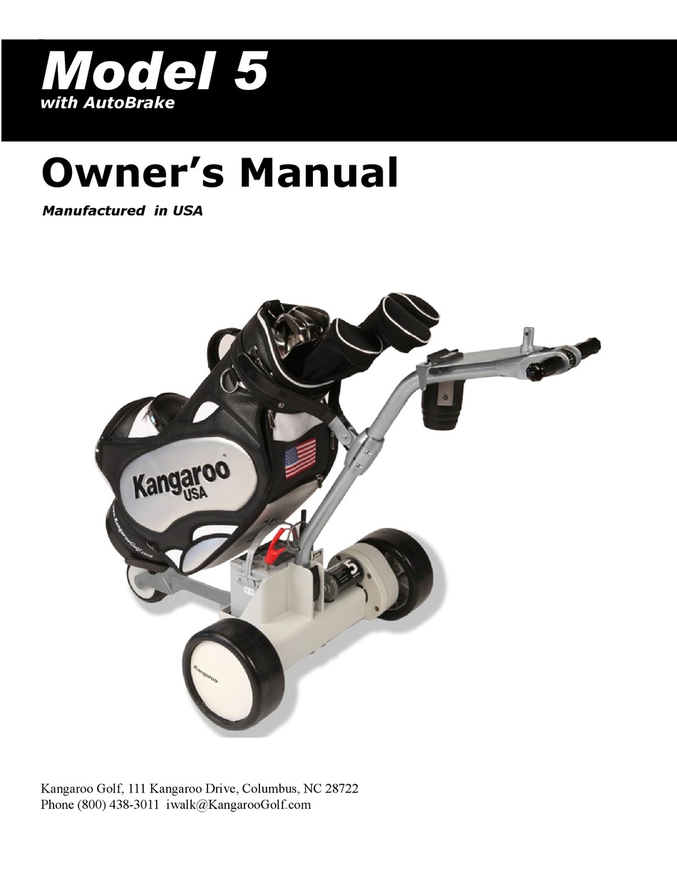 KANGAROO MODEL 5 OWNER'S MANUAL Pdf Download ManualsLib