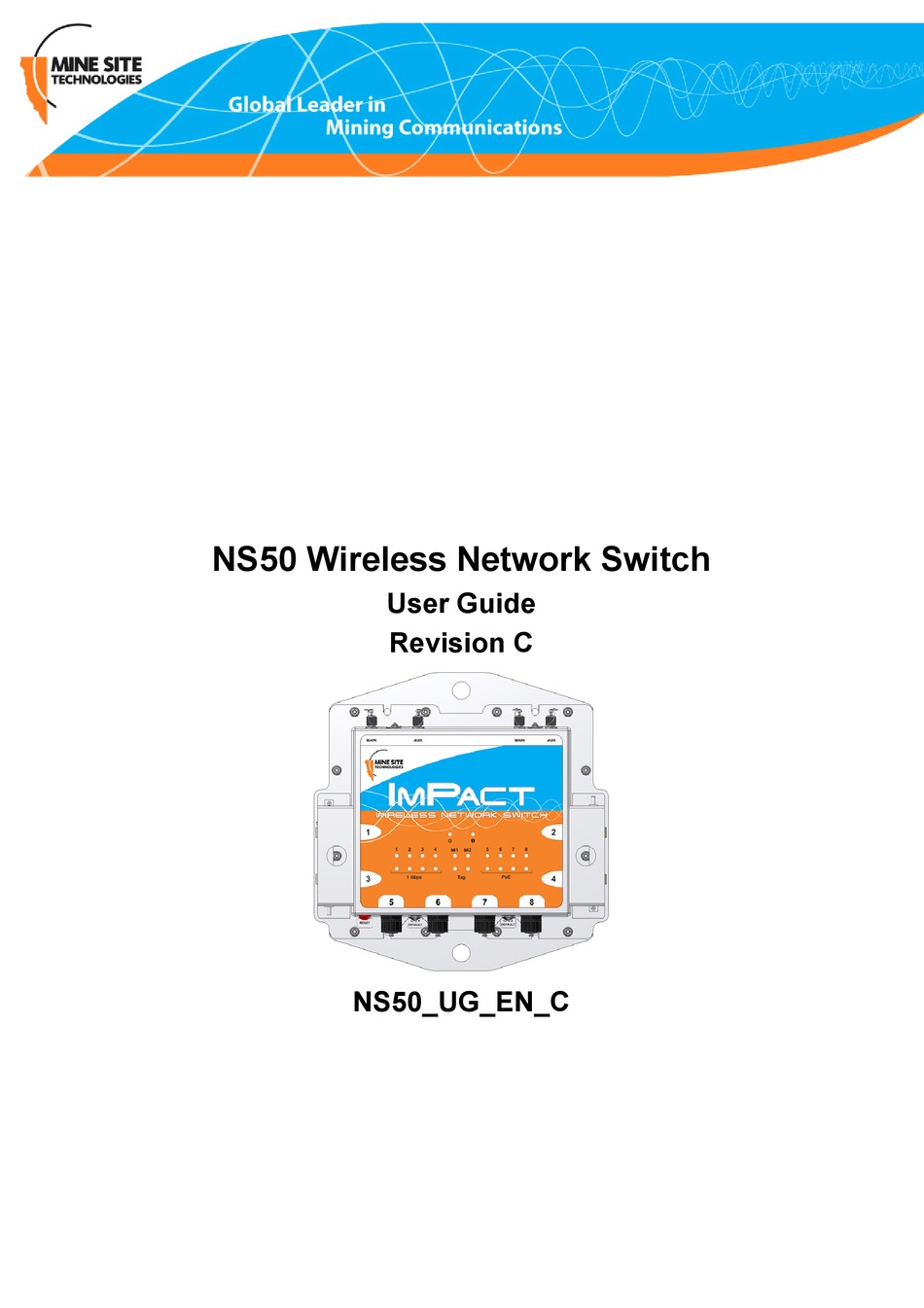ImPact Wireless Network Switch (NS50) - Mine Site Technologies Pty