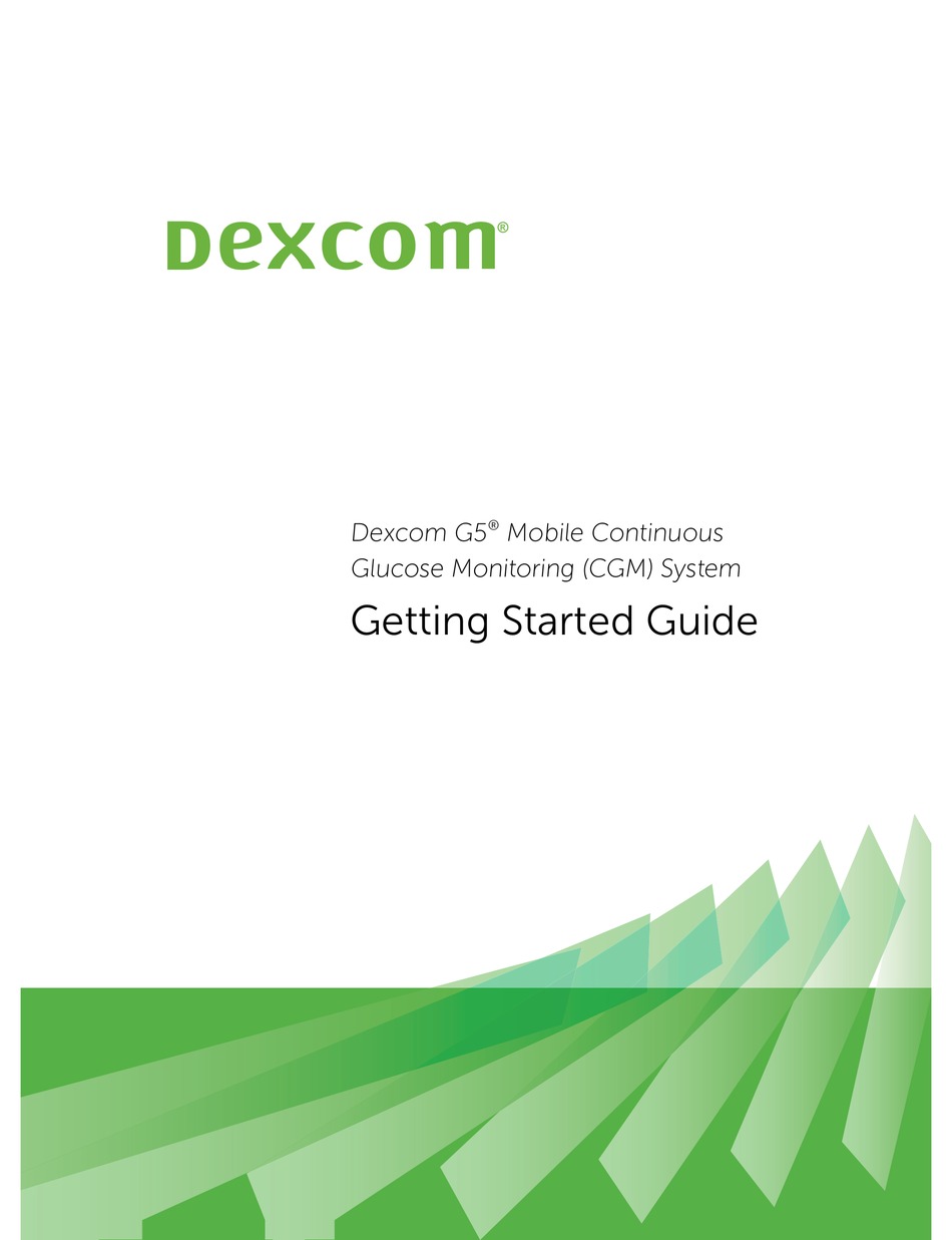 DEXCOM G5 GETTING STARTED MANUAL Pdf Download | ManualsLib