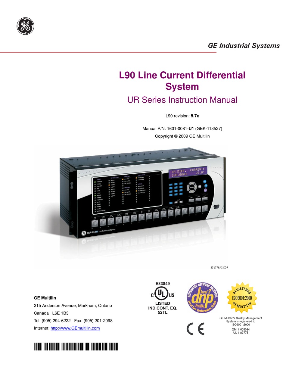 GE L90 INSTRUCTION MANUAL Pdf Download ManualsLib