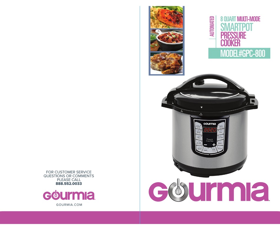 Gourmia best sale gpc625 manual