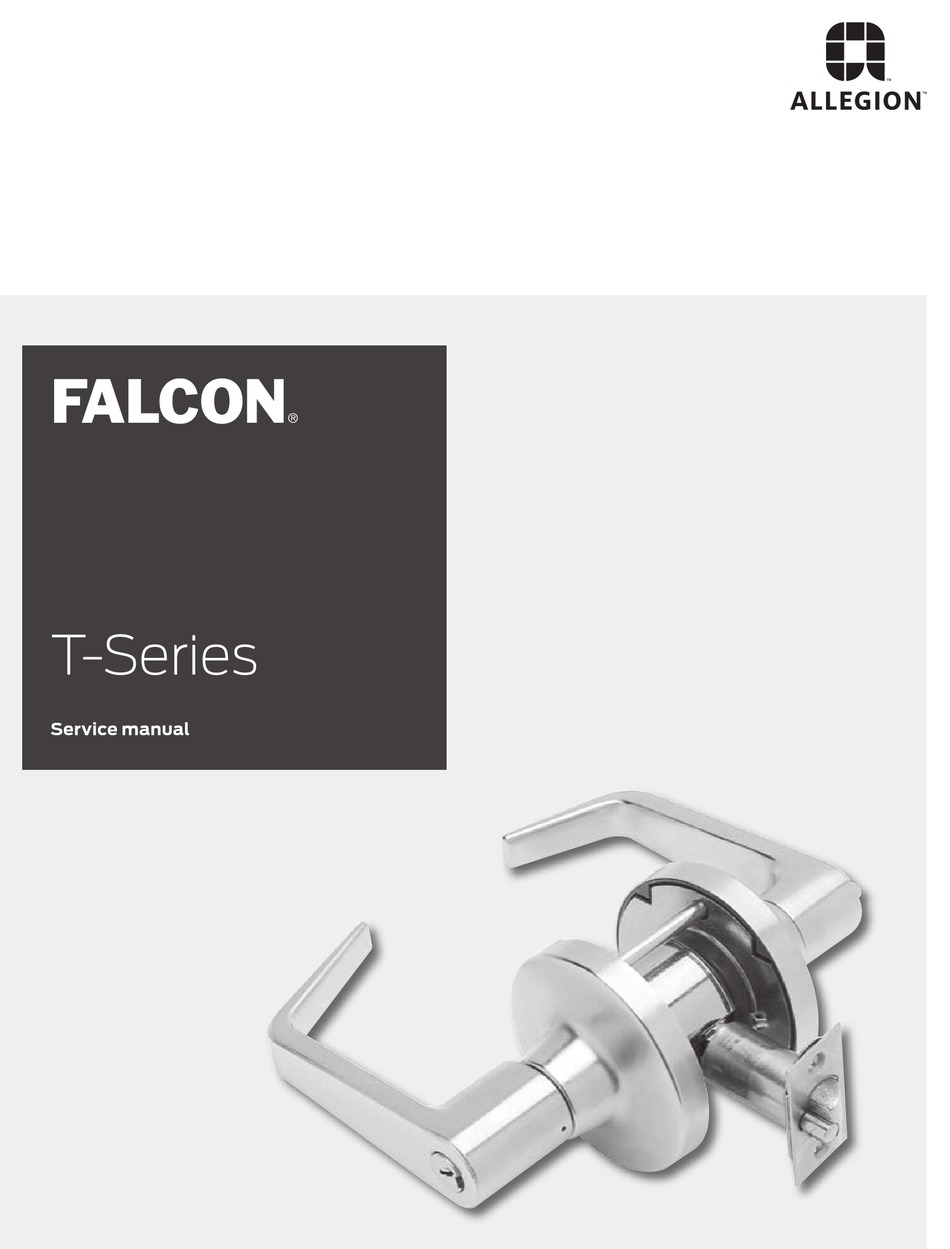 Falcon T351 - Closet Lock - Grade 1 Cylindrical Keyed Lever Lock