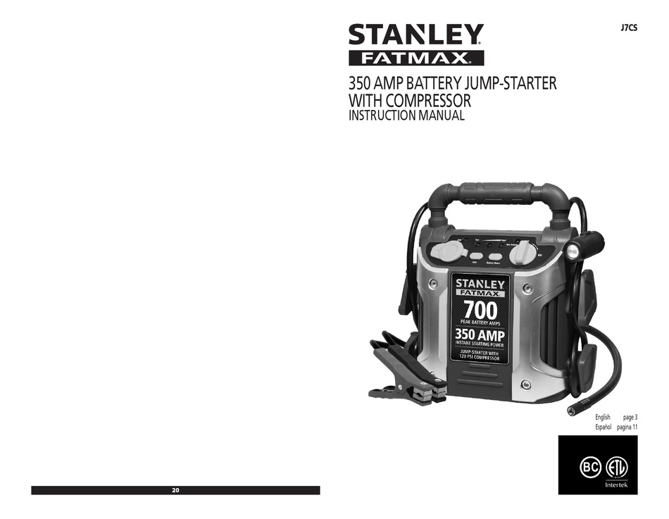 STANLEY FATMAX INSTRUCTION MANUAL Pdf Download | ManualsLib