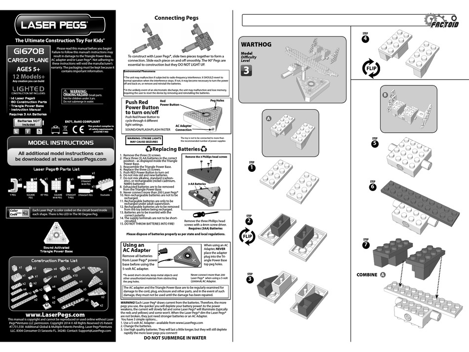 PEGS GI670B MODEL INSTRUCTIONS Pdf Download ManualsLib
