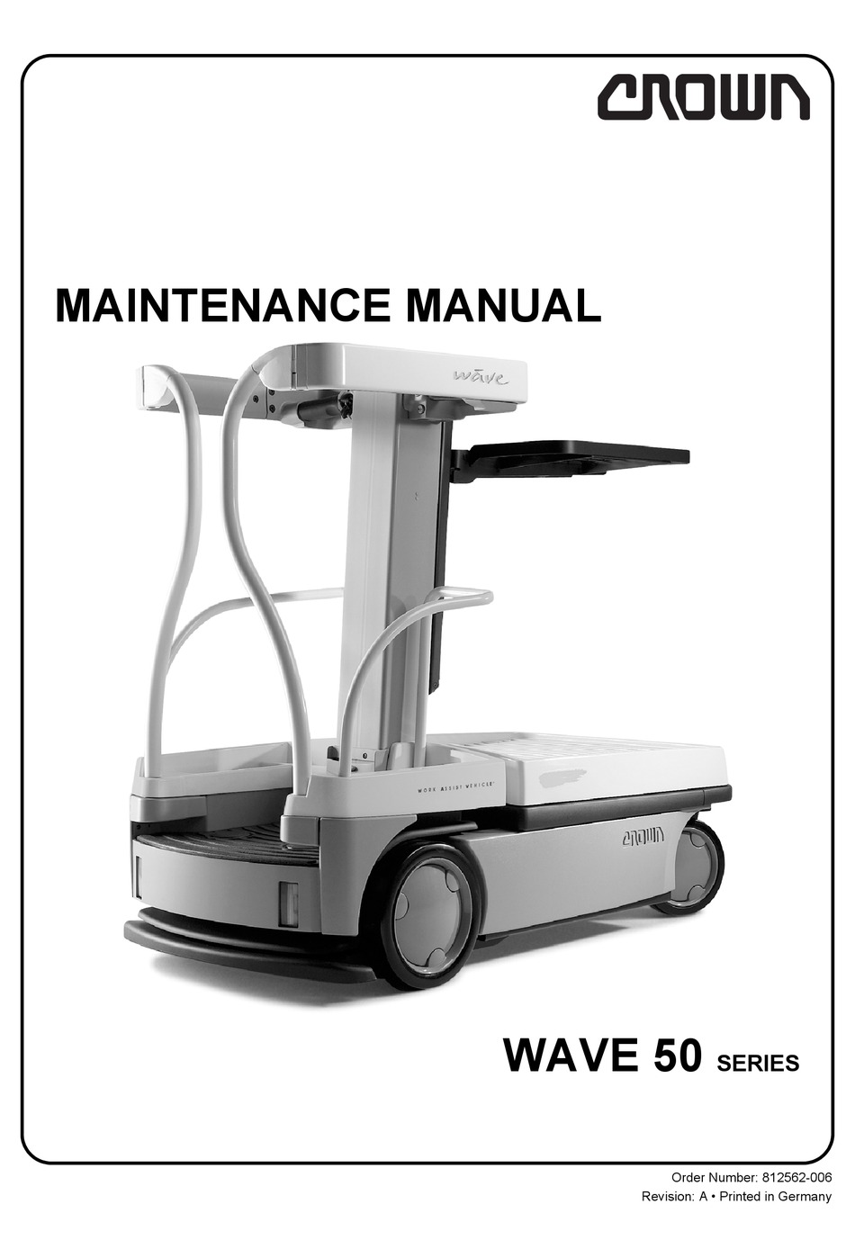 Crown Wave 50 Series Maintenance Manual Pdf Download Manualslib