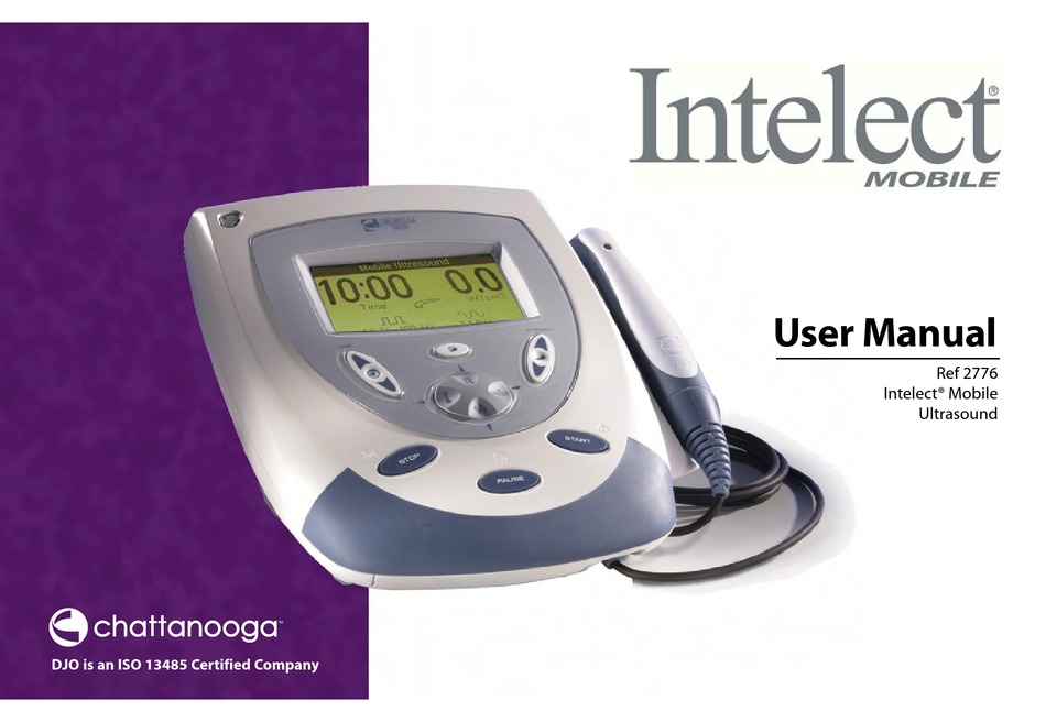 Chattanooga Intelect Mobile Ultrasound User Manual Pdf Download Manualslib