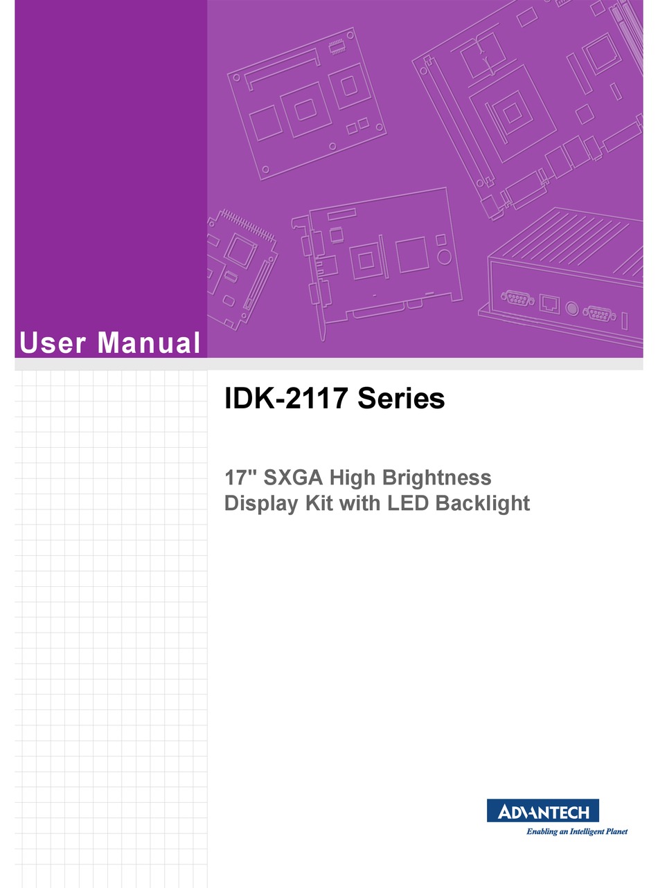 ADVANTECH IDK-2117 SERIES USER MANUAL Pdf Download | ManualsLib