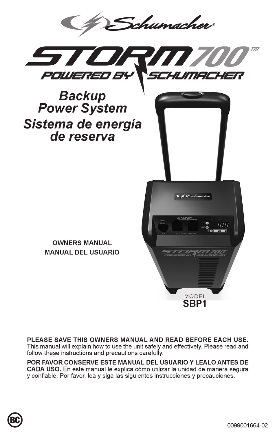 SCHUMACHER SBP1 OWNER'S MANUAL Pdf Download ManualsLib
