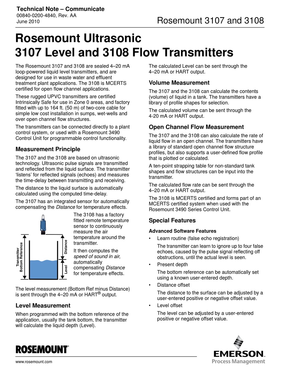 rosemount-3107-technical-note-pdf-download-manualslib