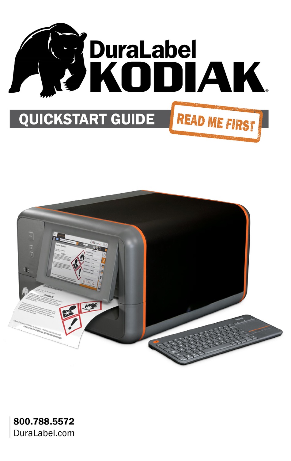 DURALABEL KODIAK QUICK START MANUAL Pdf Download ManualsLib