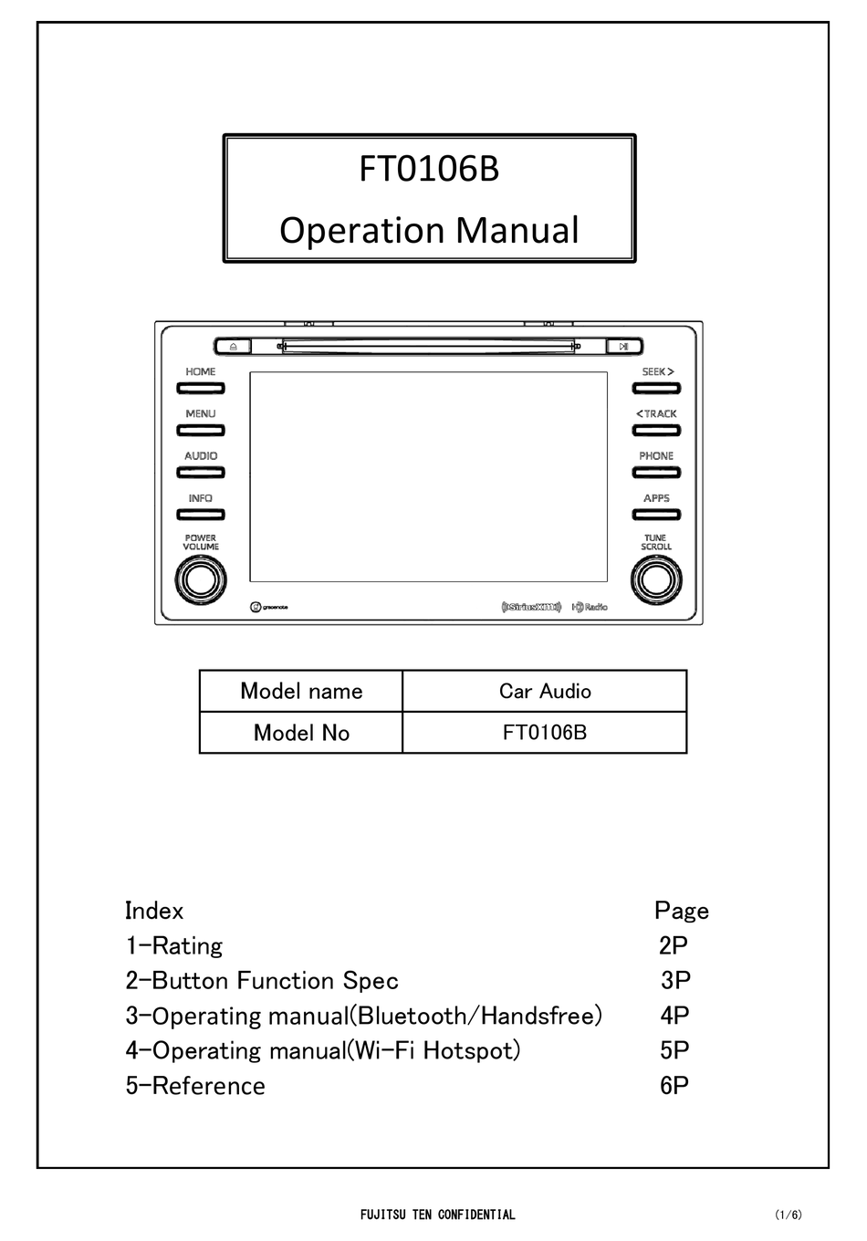 FUJITSU FT0106B OPERATION MANUAL Pdf Download | ManualsLib