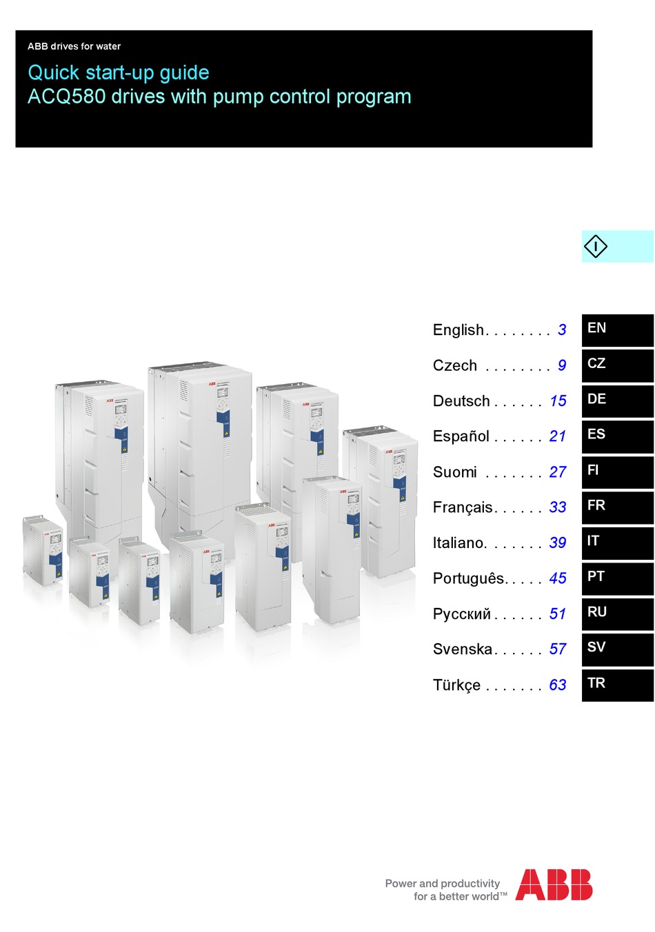 ABB ACQ580 QUICK START UP MANUAL Pdf Download | ManualsLib