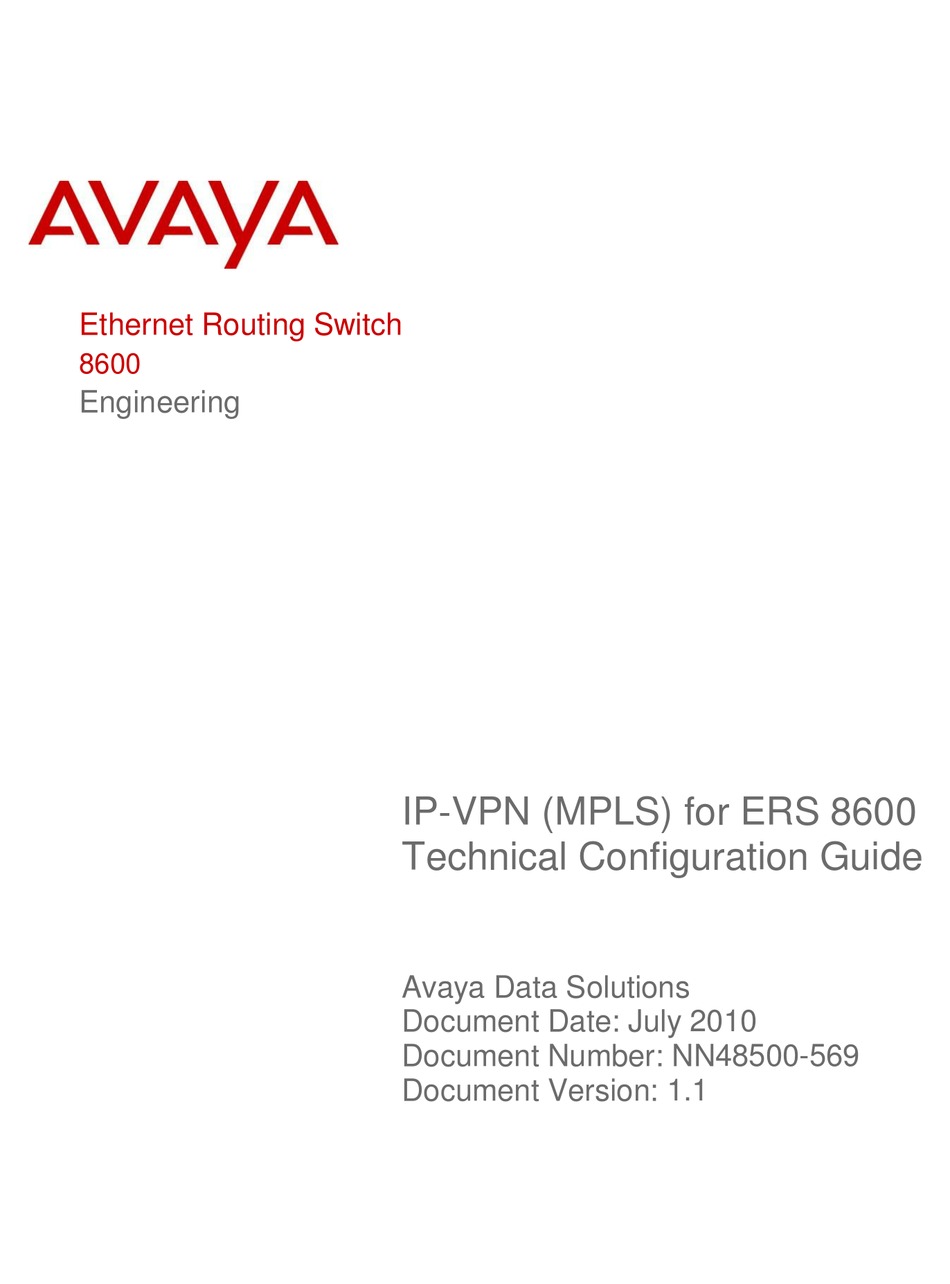 AVAYA 8600 TECHNICAL MANUAL Pdf Download | ManualsLib