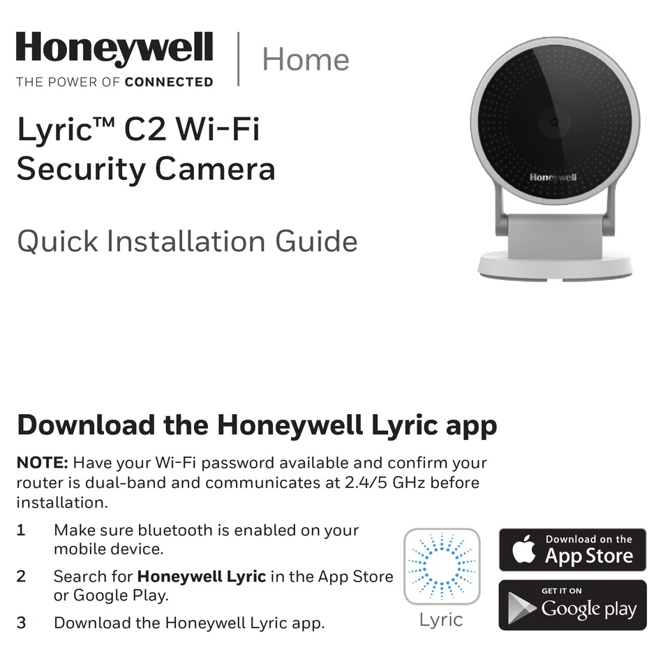 Honeywell lyric sale c2 manual