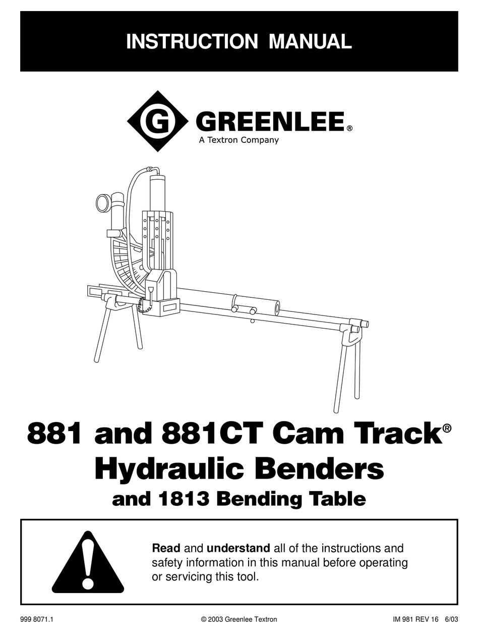 greenlee-881-cam-track-instruction-manual-pdf-download-manualslib