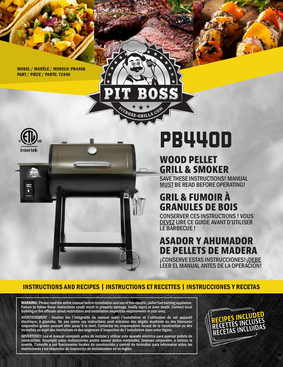 pb440d pit boss
