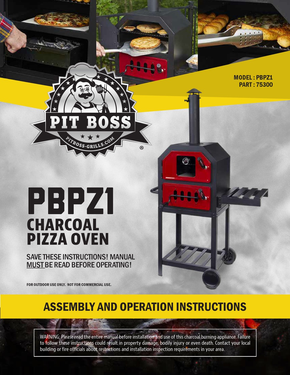 pit boss charcoal pizza oven cover