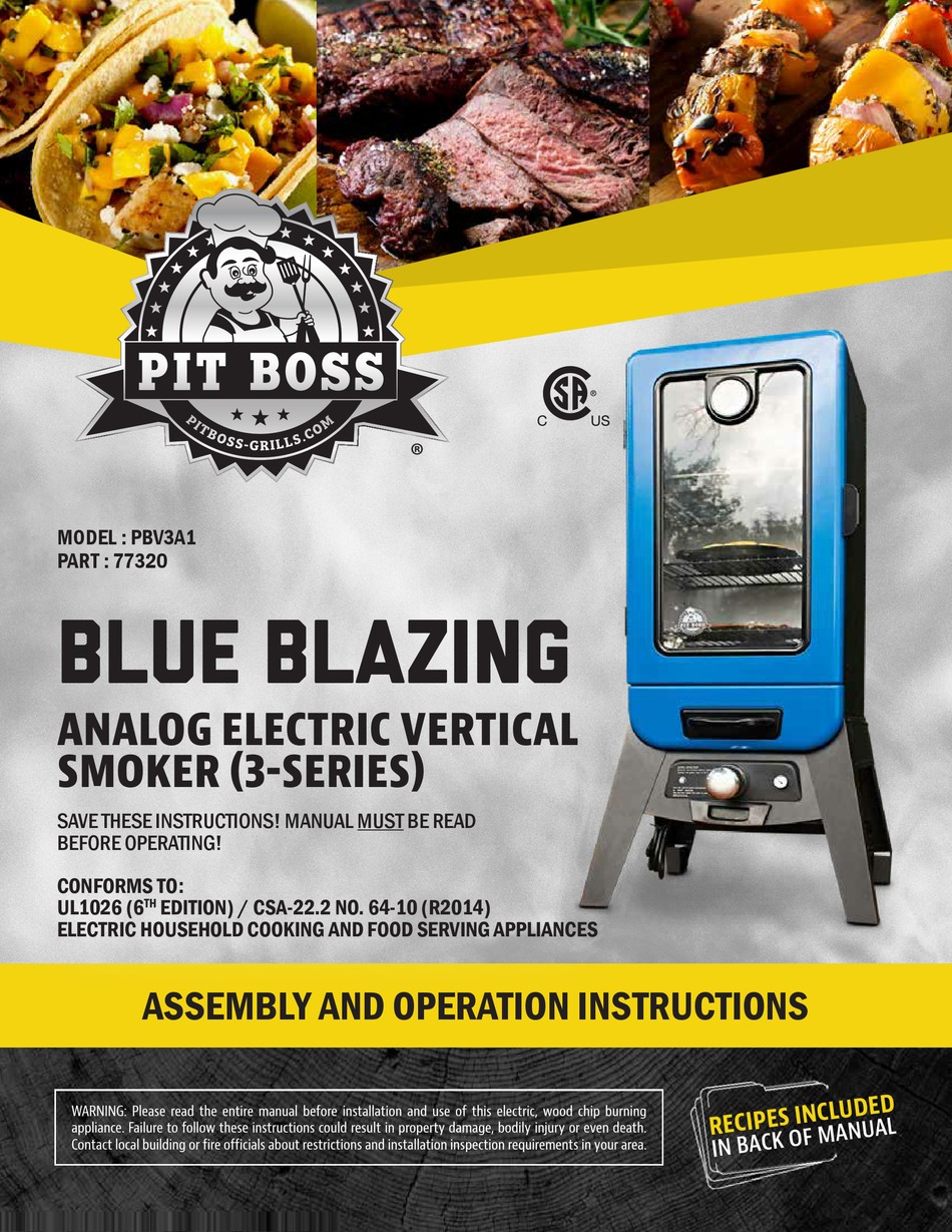 pit boss blue blazing 2 series