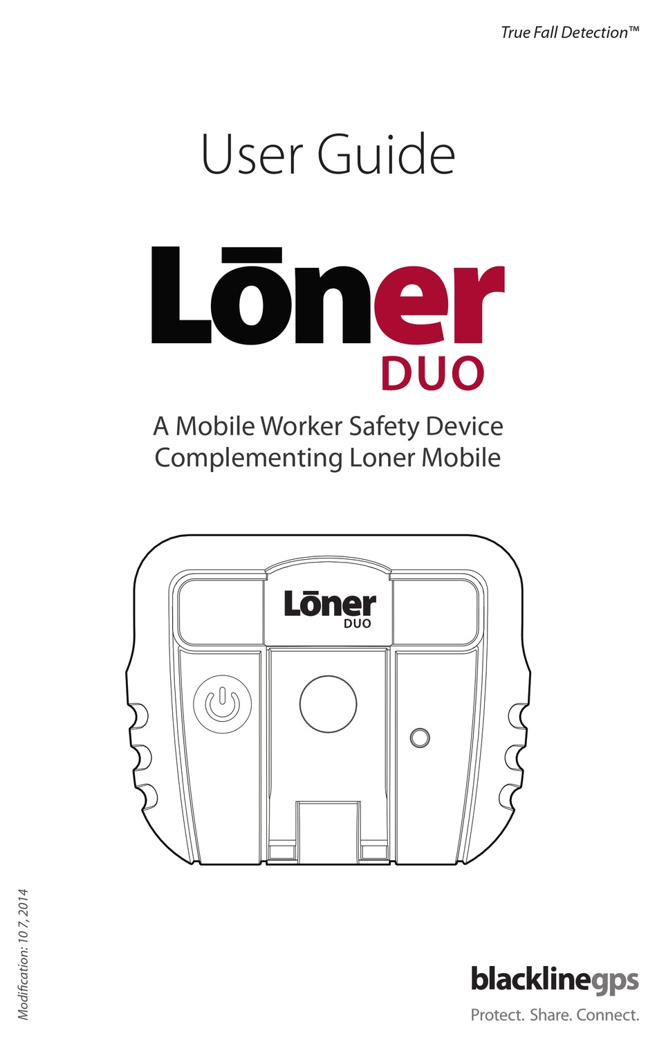 BLACKLINE GPS LONER DUO USER MANUAL Pdf Download ManualsLib